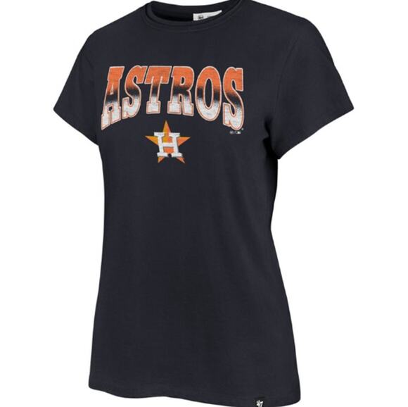47 Brand Tops - 47 BRAND Womens Houston Astros Undertone Frankie T-shirt Small Atlas Blue NWT